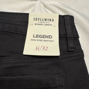 Idyllwind NWT Studded Legend Black Bootcut Jeans Size 14/32